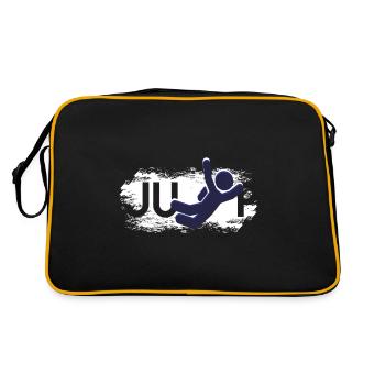 Base Jumping parachute jumping gift - Retro Bag - black/gold - Back