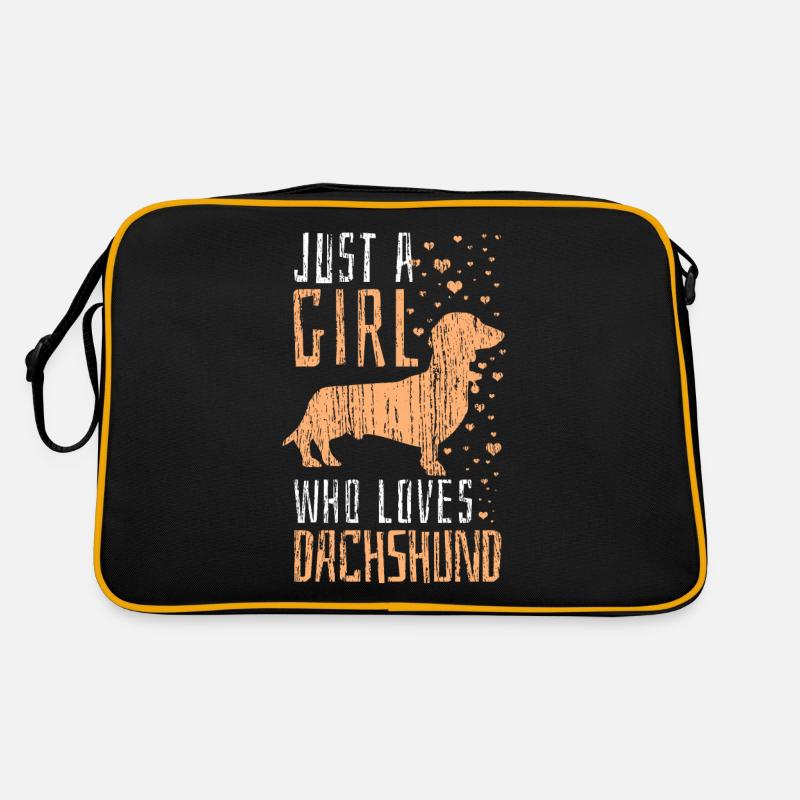 Dachshund dog Retro Bag