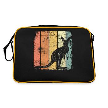 Kangaroo - Retro Bag - black/gold - Back