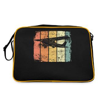Aircraft retro pilot - Retro Bag - black/gold - Back