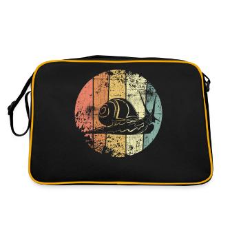 La coquille d’escargot retro - Sac Retro - noir/or - Dos