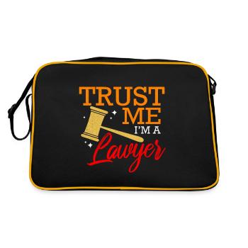 Avocat avocat juge - Sac Retro - noir/or - Dos