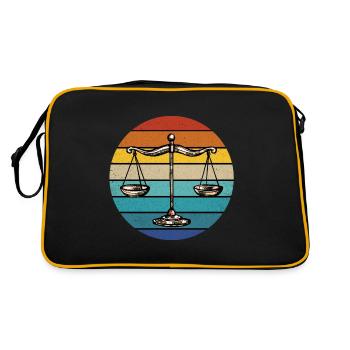 Avocat avocat juge - Sac Retro - noir/or - Dos