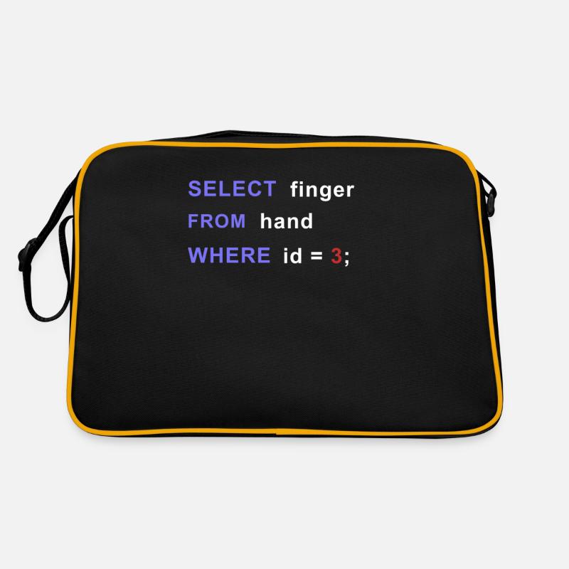 Select Finger From Hand Retro Bag