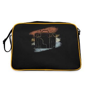 Travel Suitcases Holidaymakers - Retro Bag - black/gold - Back