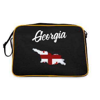 Géorgie - Sac Retro - noir/or - Dos