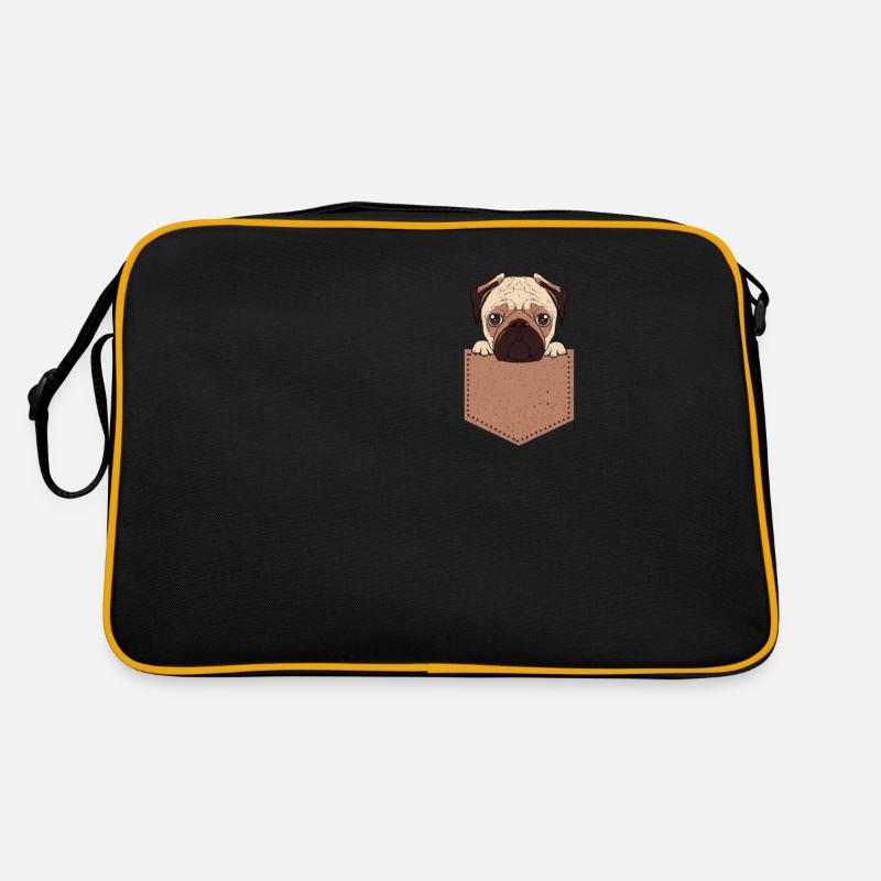 Mops Retro Tasche