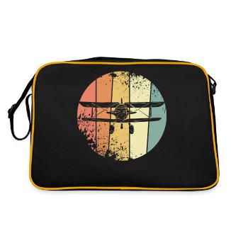 Rétro avion - Sac Retro - noir/or - Dos