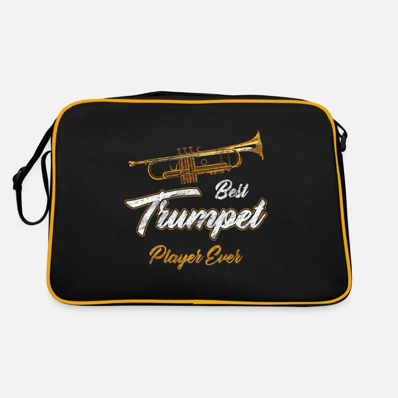 trompette - Sac Retro - noir/or