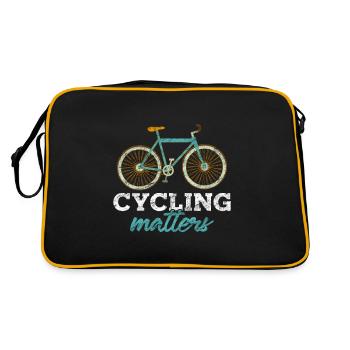 cyclisme - Sac Retro - noir/or - Dos