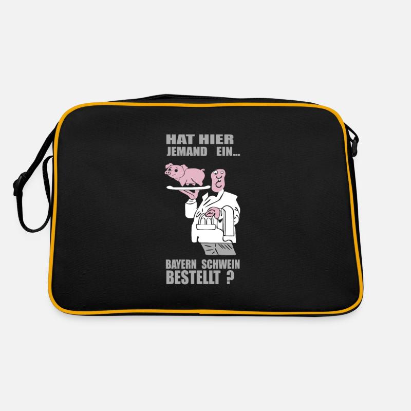 Cadeau bavarois drôle de commande de porc Sac Retro
