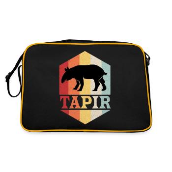 Tapir - Sac Retro - noir/or - Dos