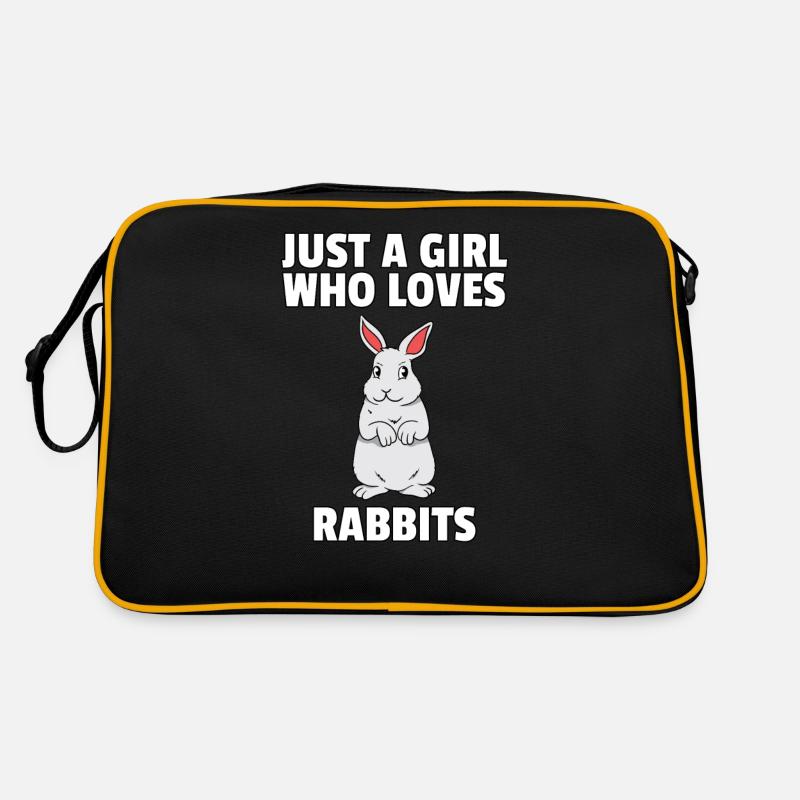 Bunny Rabbit Dwarf Rabbit Sweet Rex Gift Retro Bag