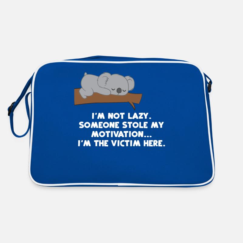 Koala - Kaolabär - Koalas - Motivation - Sarkasmus Retro Tasche