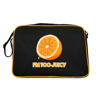 Jus de fruits orange Jus de fruits d'orange - Sac Retro - noir/or - Dos