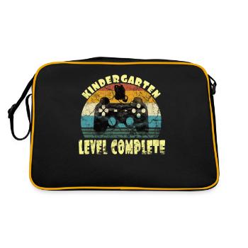 Kindergarten Level Complete Gamer Einschulung - Retro Bag - black/gold - Back