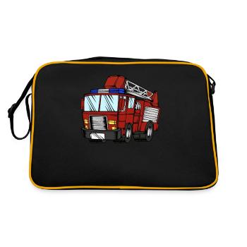 Fire Engine - Sac Retro - noir/or - Dos