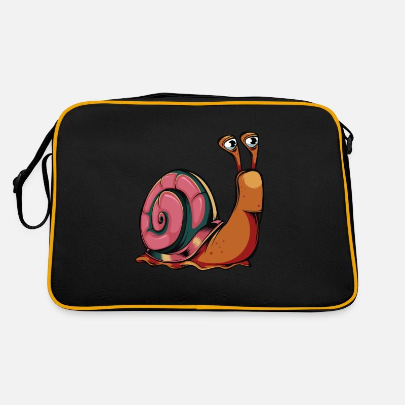 Escargot de dessin animé Sac Retro