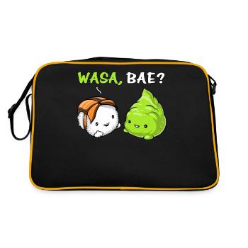 Sushi Wasabi mignon Couple Wasa Bae - Sac Retro - noir/or - Dos