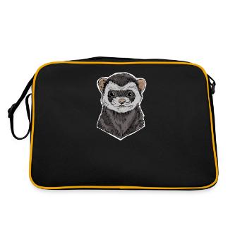 ferrets - Retro Bag - black/gold - Back