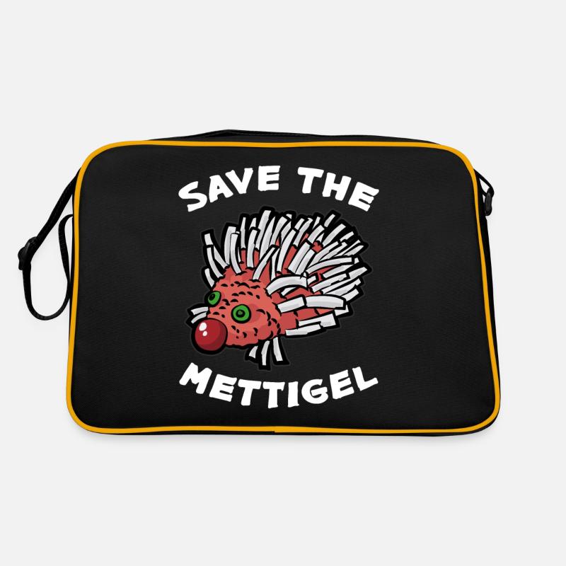 SAVE THE METTIGEL Mett Onion Meat Eater Retro Bag