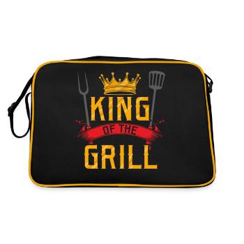 King Of The Grill BBQ BBQ Steak Sausage Gift - Retro Bag - black/gold - Back