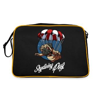 Parachutist - Retro Bag - black/gold - Back