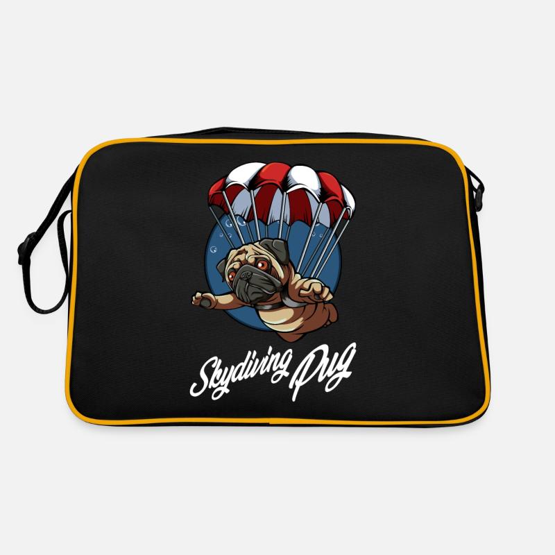 parachutiste - Sac Retro - noir/or