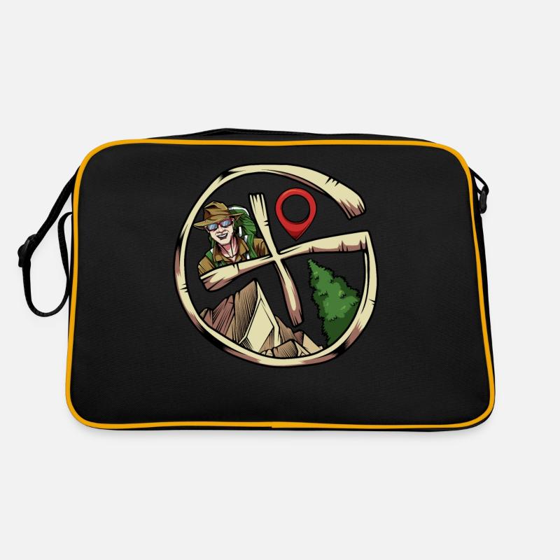 Cool Geocaching Geocacher Cache Detector Gift Retro Bag