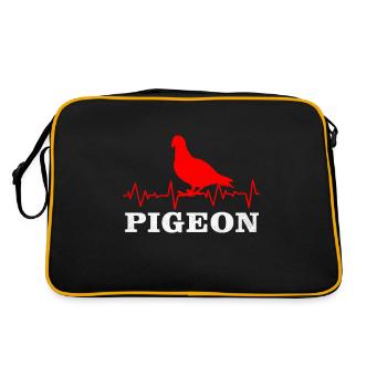 Pigeon - Sac Retro - noir/or - Dos