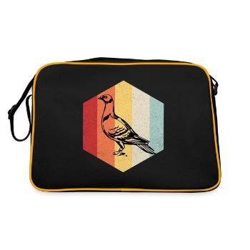 Pigeon - Sac Retro - noir/or - Dos