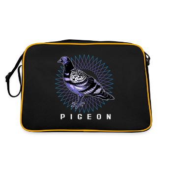 Pigeon - Sac Retro - noir/or - Dos
