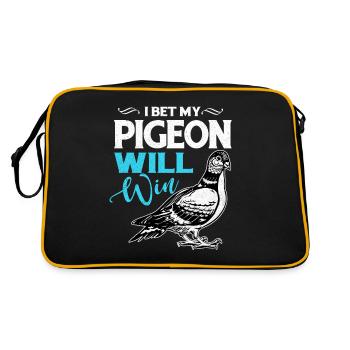 Dove - Retro Bag - black/gold - Back