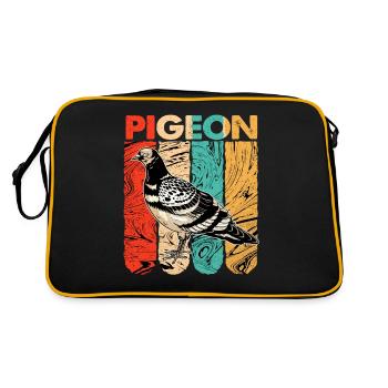 Pigeon - Sac Retro - noir/or - Dos