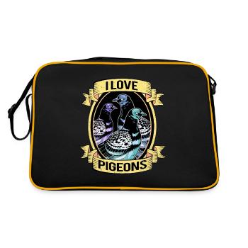 Pigeon - Sac Retro - noir/or - Dos