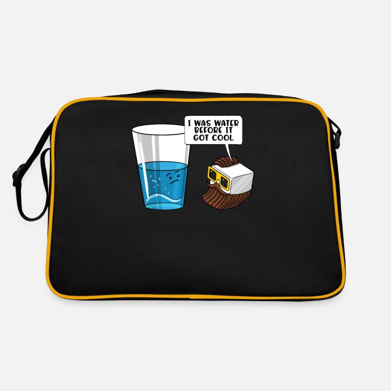 Funny Physics Science Water Ice Joke Retro Bag