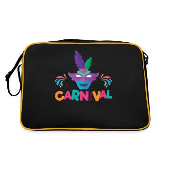 Carnival Carnival Carnival Helau Costume Gift - Retro Bag - black/gold - Back