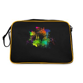 Cologne Cathedral Cologne - Retro Bag - black/gold - Back
