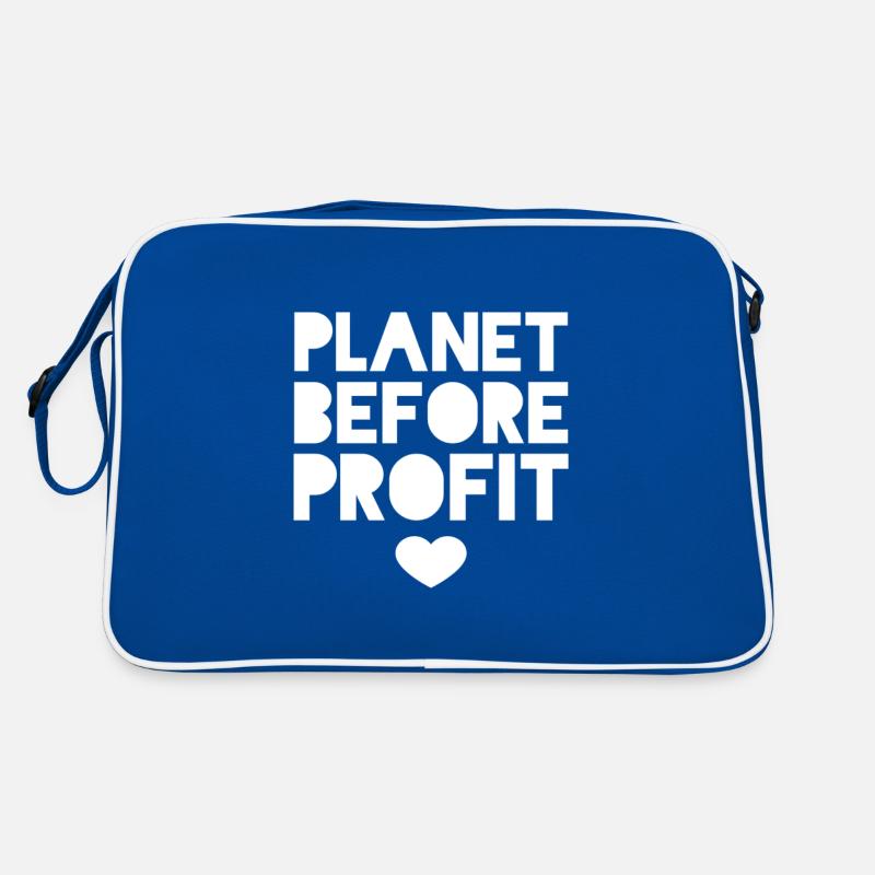 Nature Planet Environment Nature lovers Future Climate Retro Bag