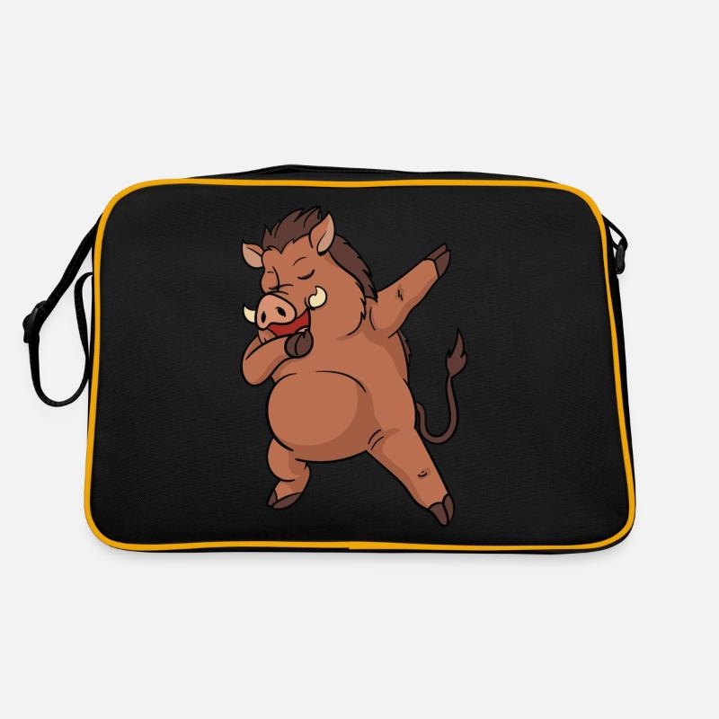 Warthog Dabbing Dance Dancing Funny Gift Sac Retro