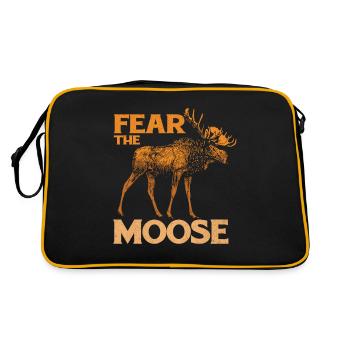 Elk - Retro Bag - black/gold - Back