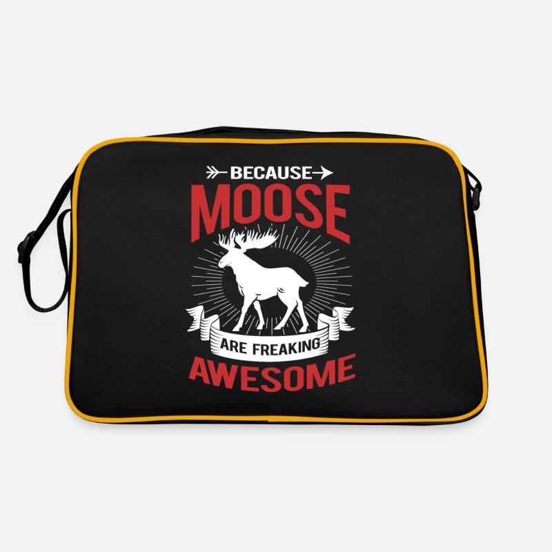 Elk Moose Deer Antler Reindeer Deer Gift Retro Bag