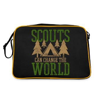 camp scout - Sac Retro - noir/or - Dos