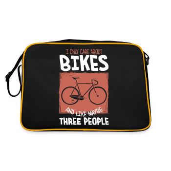 Vélo de course - Sac Retro - noir/or - Dos