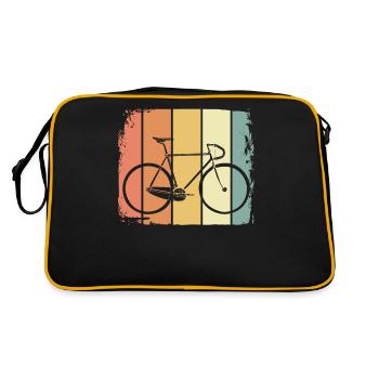 Vélo de course - Sac Retro - noir/or - Dos