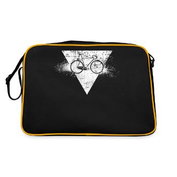Vélo de course - Sac Retro - noir/or - Dos