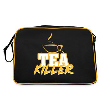 Tea drinker tea - Retro Bag - black/gold - Back