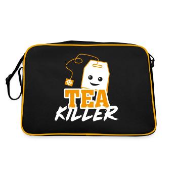 Tea drinker tea - Retro Bag - black/gold - Back