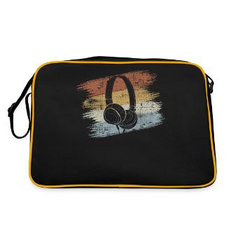 Headphones - Retro Bag - black/gold - Back