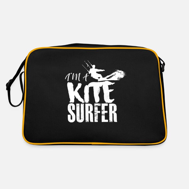 Kitesurf eau Kite Surf Kitesurfer Surf Surf Sac Retro